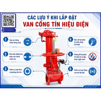 Quy trình kiểm tra, bảo trì van cổng tín hiệu điện trong hệ thống PCCC để hạn chế báo giả