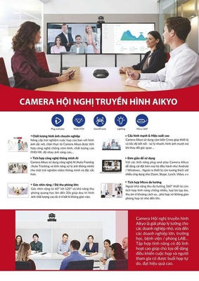 Camera Hội nghị Truyền hình thương hiệu Aikyo Việt Nam.