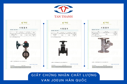 Van Joeun Valve Hàn Quốc giá tốt tại công ty Tân Thành