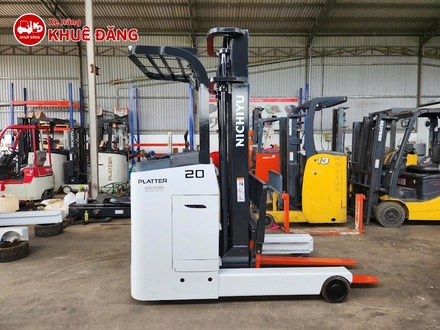 Xe nâng điện 2 tấn Nichiyu nâng cao 4m