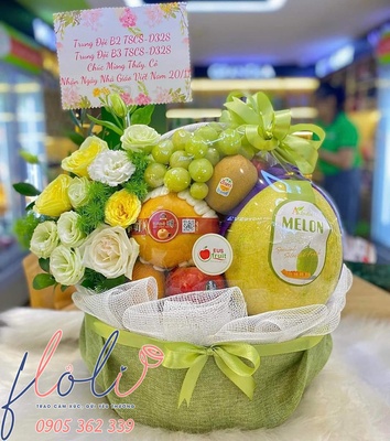 Giỏ trái cây tặng Thầy Cô nhân ngày 20/11: Món quà tinh tế và ý nghĩa