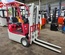 Xe nâng điện mini ngồi lái 700kg nâng cao 2.5m