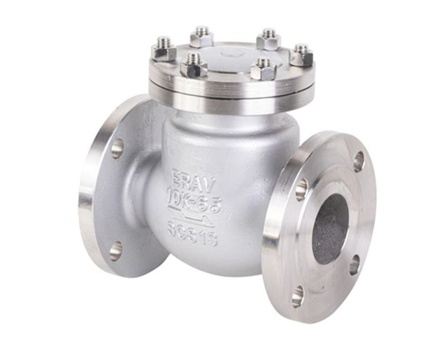 Van 1 Chiều Lá Lật Mặt Bích Inox JIS 10K | DN50 – DN300