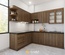  Mẫu tủ bếp gỗ công nghiệp cánh Laminate CLA15