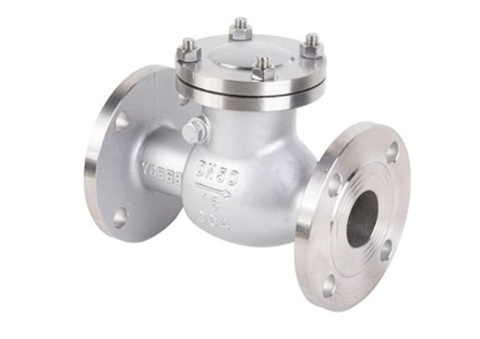 Van 1 Chiều Lá Lật Mặt Bích Inox PN16 | DN50 – DN500