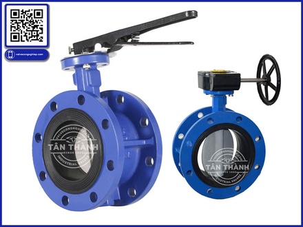 Tổng quan & ứng dụng van bướm mặt bích trong công nghiệp