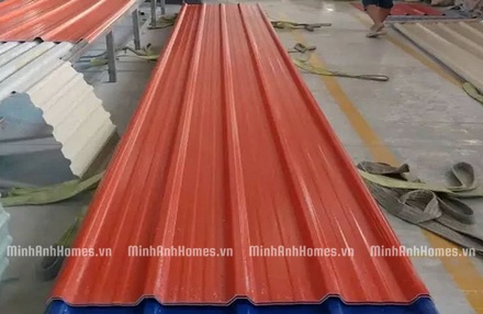 Tôn nhựa 5 sóng vuông PVC/ASA