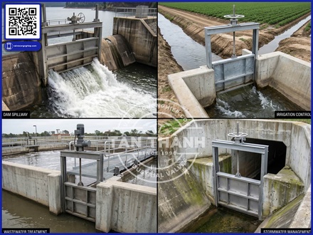 CÁC LOẠI VAN CỬA PHAI PENSTOCK PHỔ BIẾN VÀ CÁCH PHÂN LOẠI