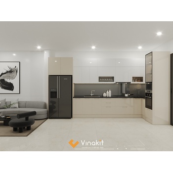 Tủ bếp nhôm cánh Acrylic AL20