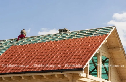 Tôn nhựa 5 sóng vuông PVC/ASA