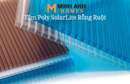 Tấm Poly SolarLite rỗng ruột