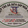 HTX DỪA SÁP HOÀ TÂN